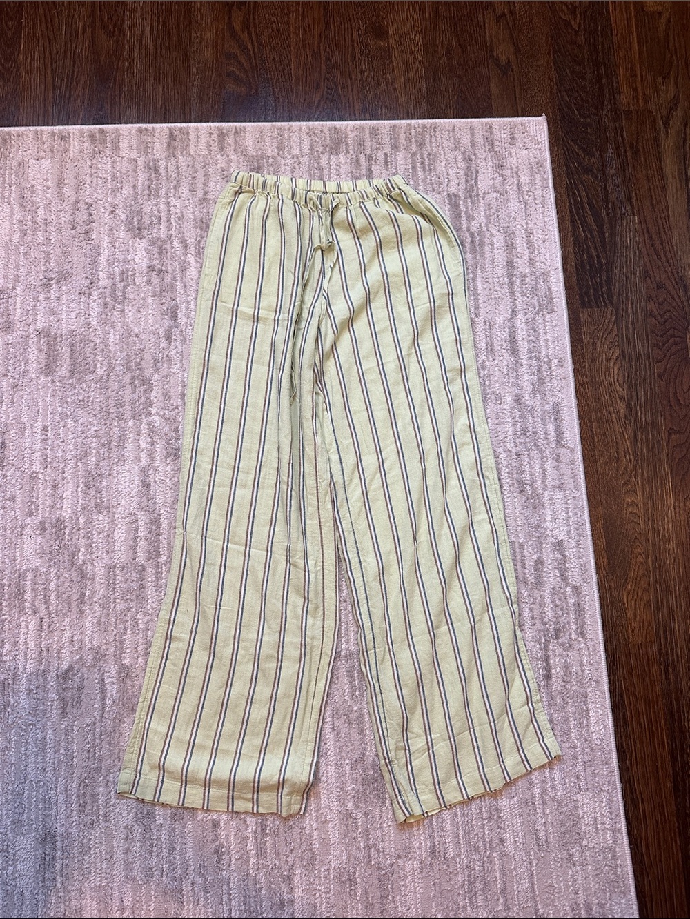 American Eagle High waisted linen blend Pants